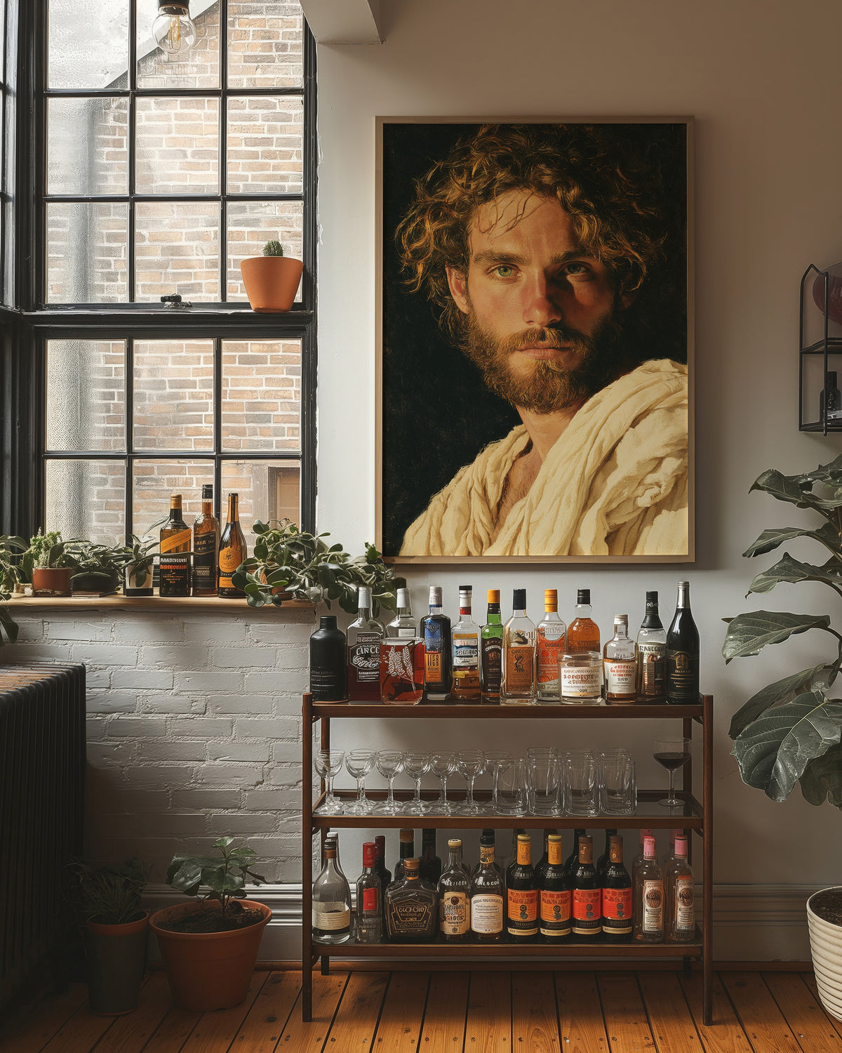 Chiaroscuro Biblical Figure Portrait