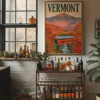 Vermont Covered Bridge Autumn