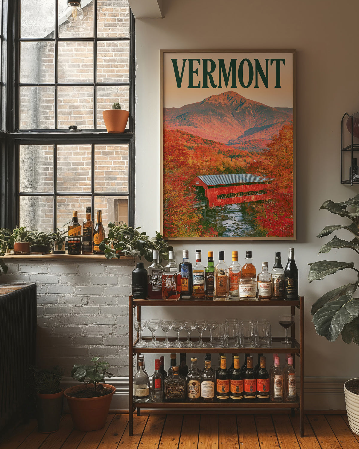 Vermont Covered Bridge Autumn