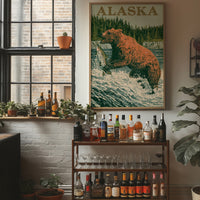 Grizzly Salmon Run Alaska