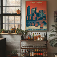 Minneapolis Stone Arch Skyline