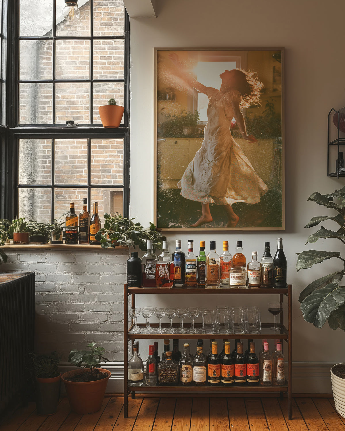 Sunlit Kitchen Twirl Joy