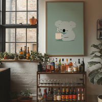 Sleepy Koala Morning Coffee