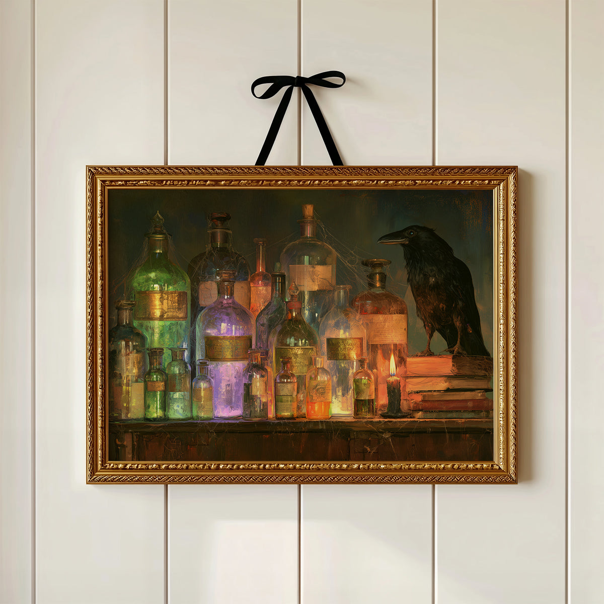 Apothecary Shelf Raven Watch