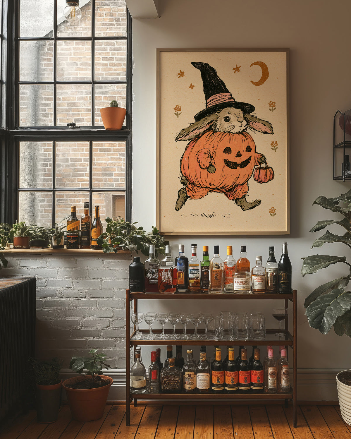 Bunny Pumpkin Costume Trick-or-Treat