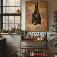 Fruit Bat Blossom Branch Study