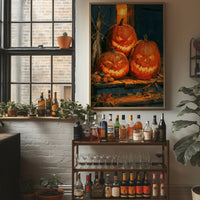 Glowing Jack-o'-Lantern Trio