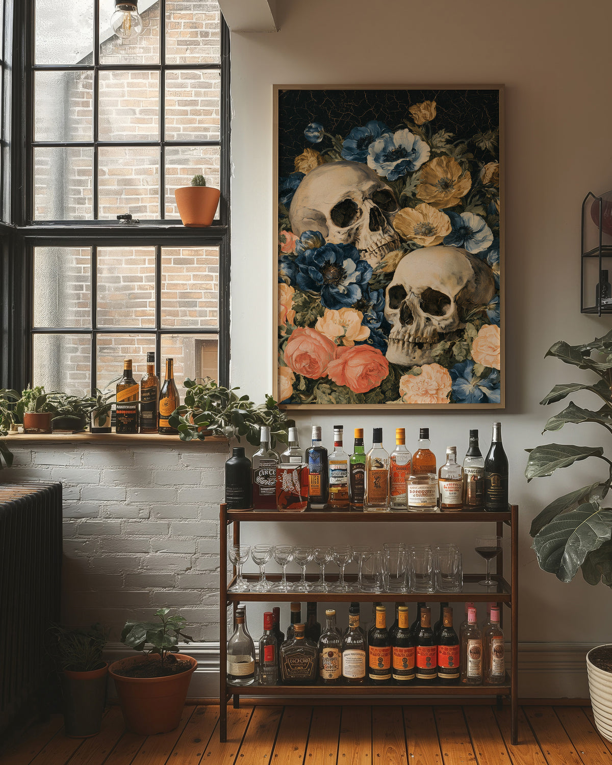 Skulls Among the Blooms