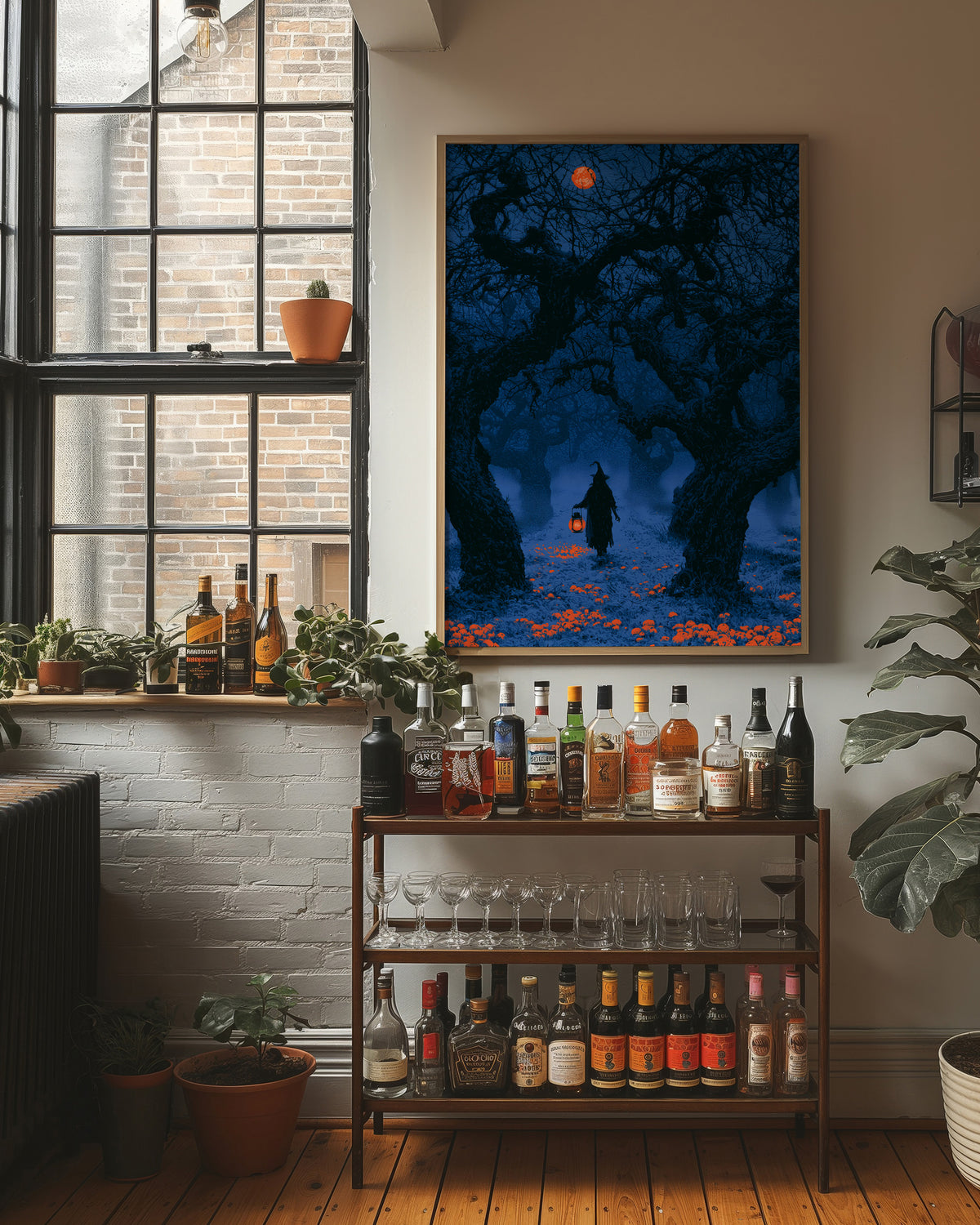 Witch's Walk Through Blue Woods