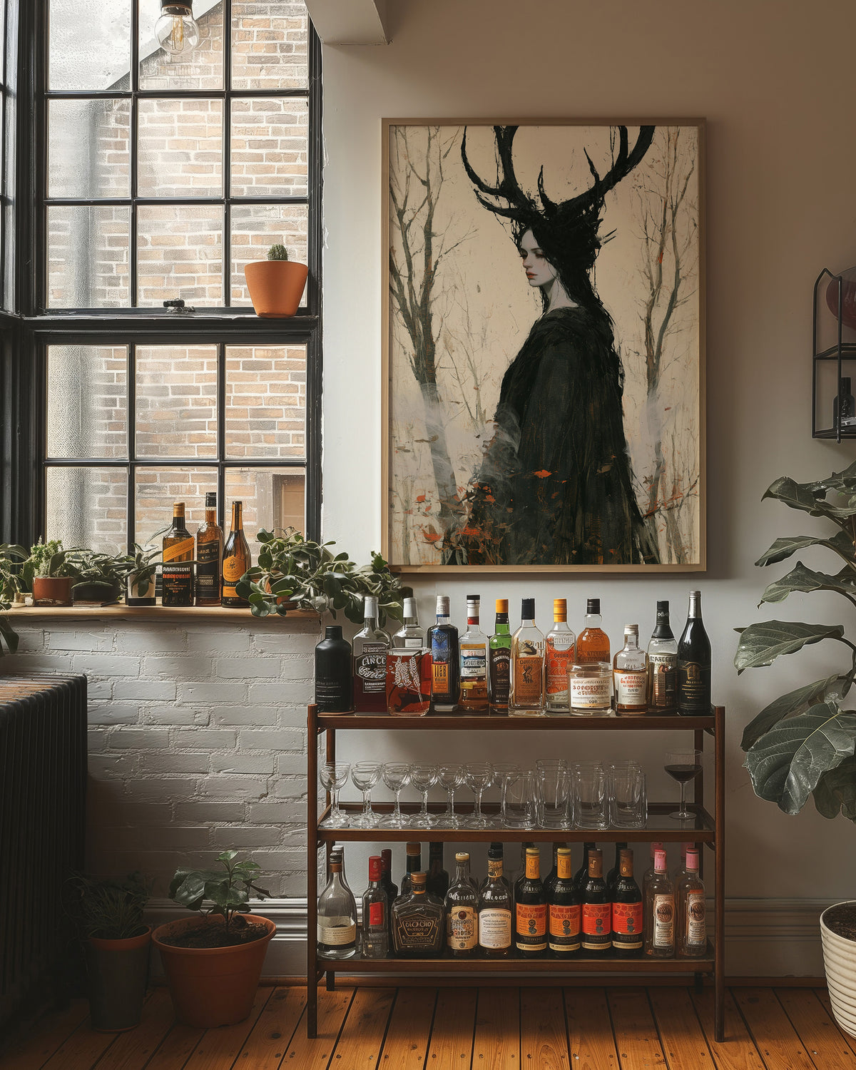 The Antlered Woman Waits