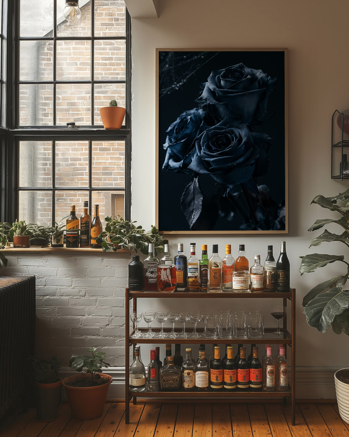 Midnight Blue Roses, Cobwebbed