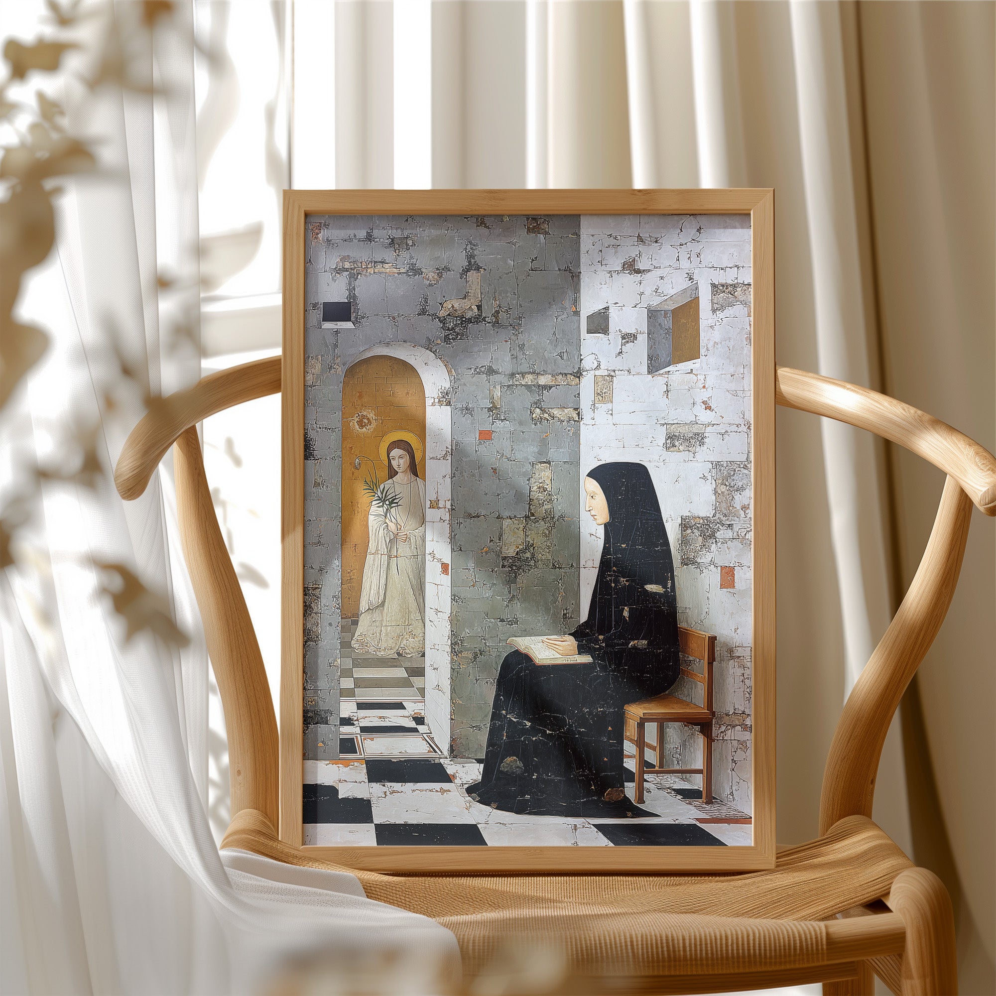 She Reads in Sacred Silence