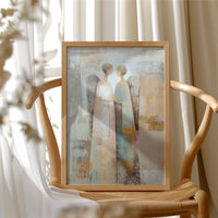 Two Angels Standing Close