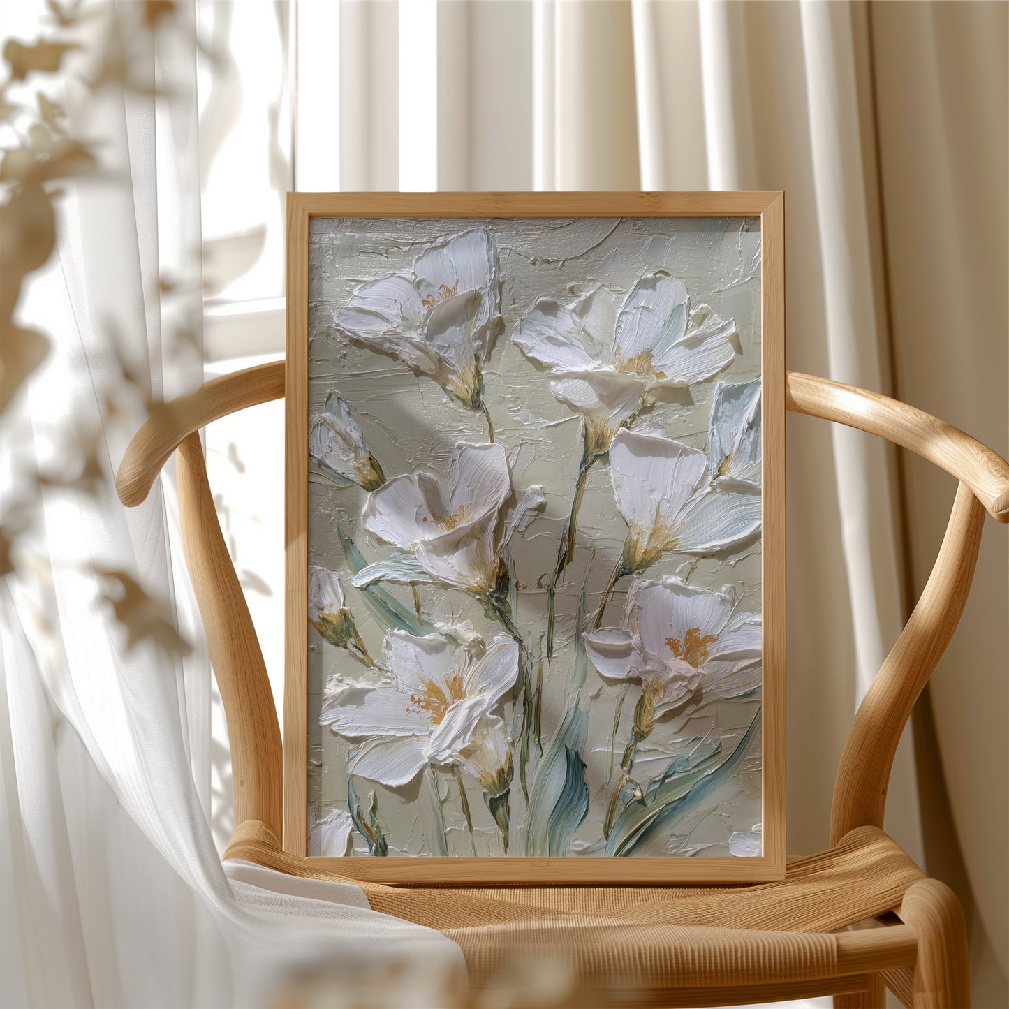 White Flowers Before Noon