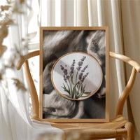 Lavender Stitched on Quiet Cloth
