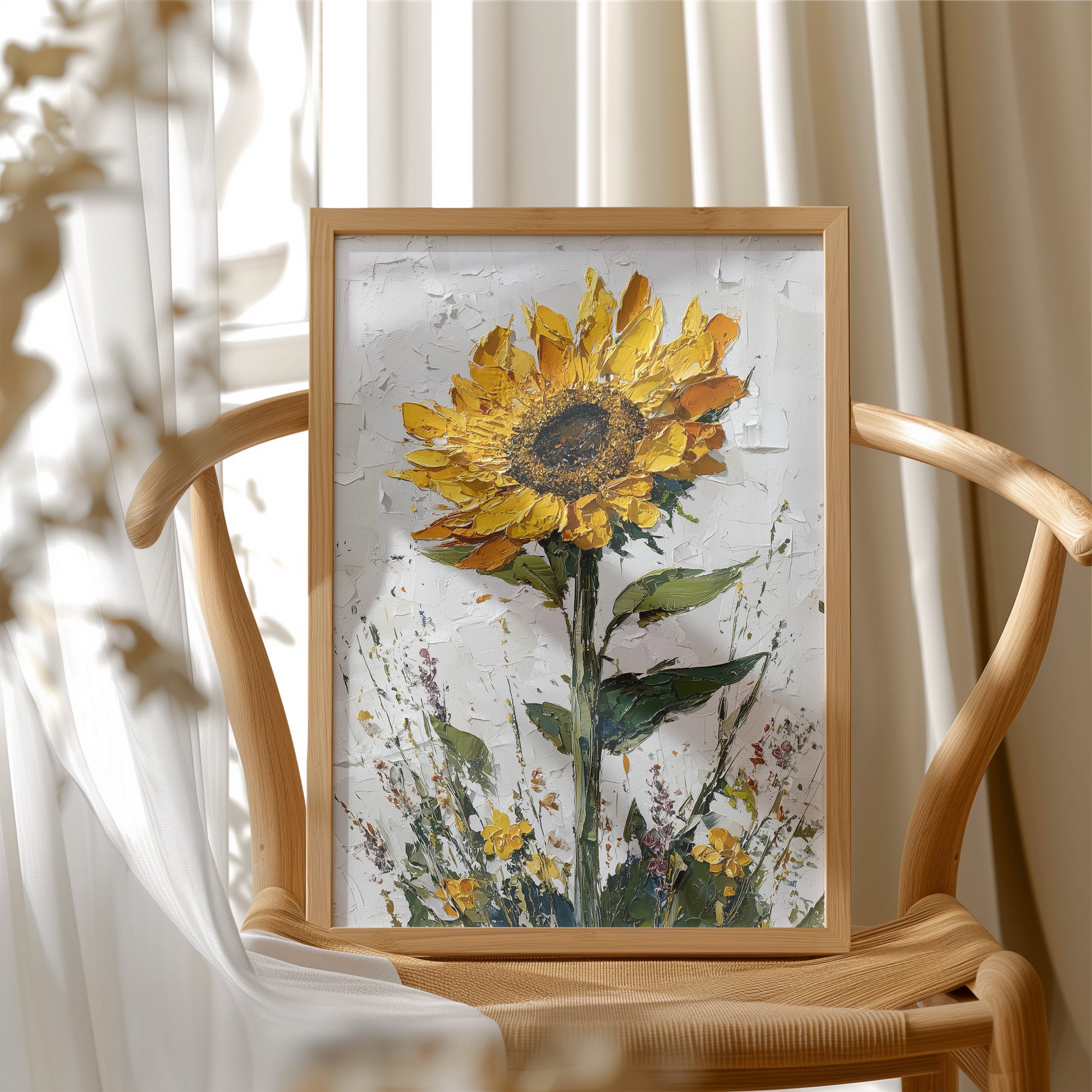 One Sunflower Stands the Tallest