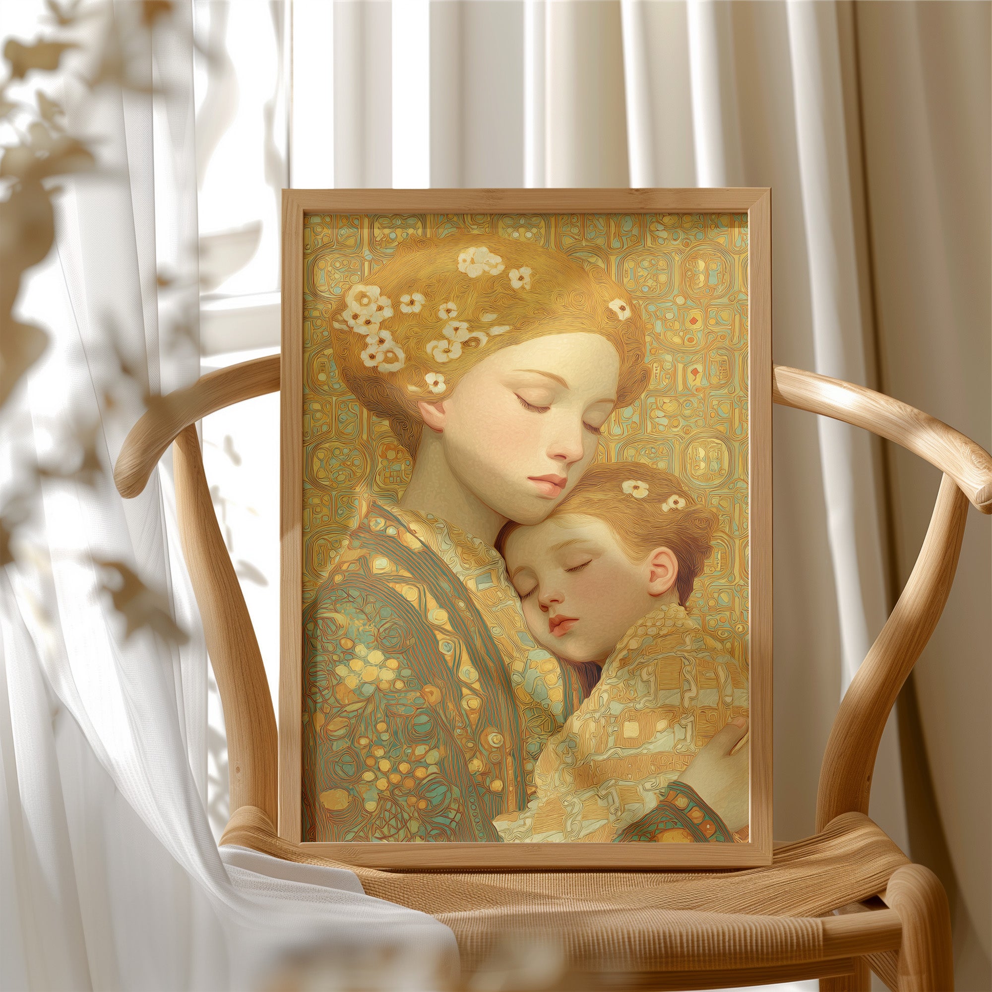 Gold and Quiet, She Holds Her