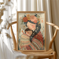 Flowers in Her Hair, Child in Her Arms