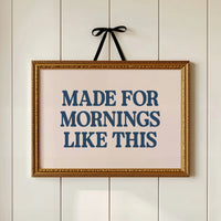 Slow Coffee, No Alarm, Just This