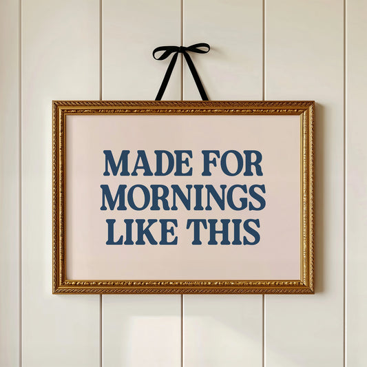 Slow Coffee, No Alarm, Just This