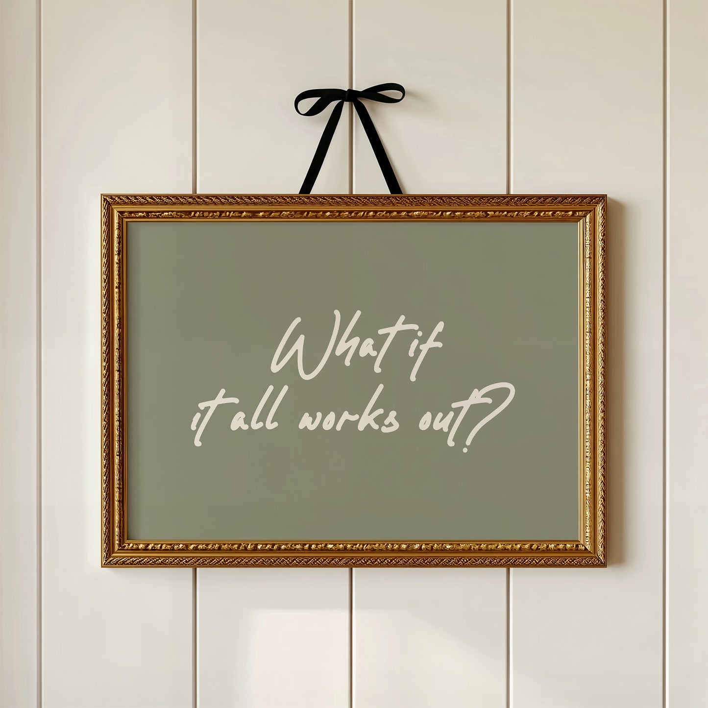 What If It All Works Out