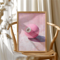 Eight Ball, Painted in Pink