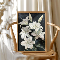 Lilies Against the Dark