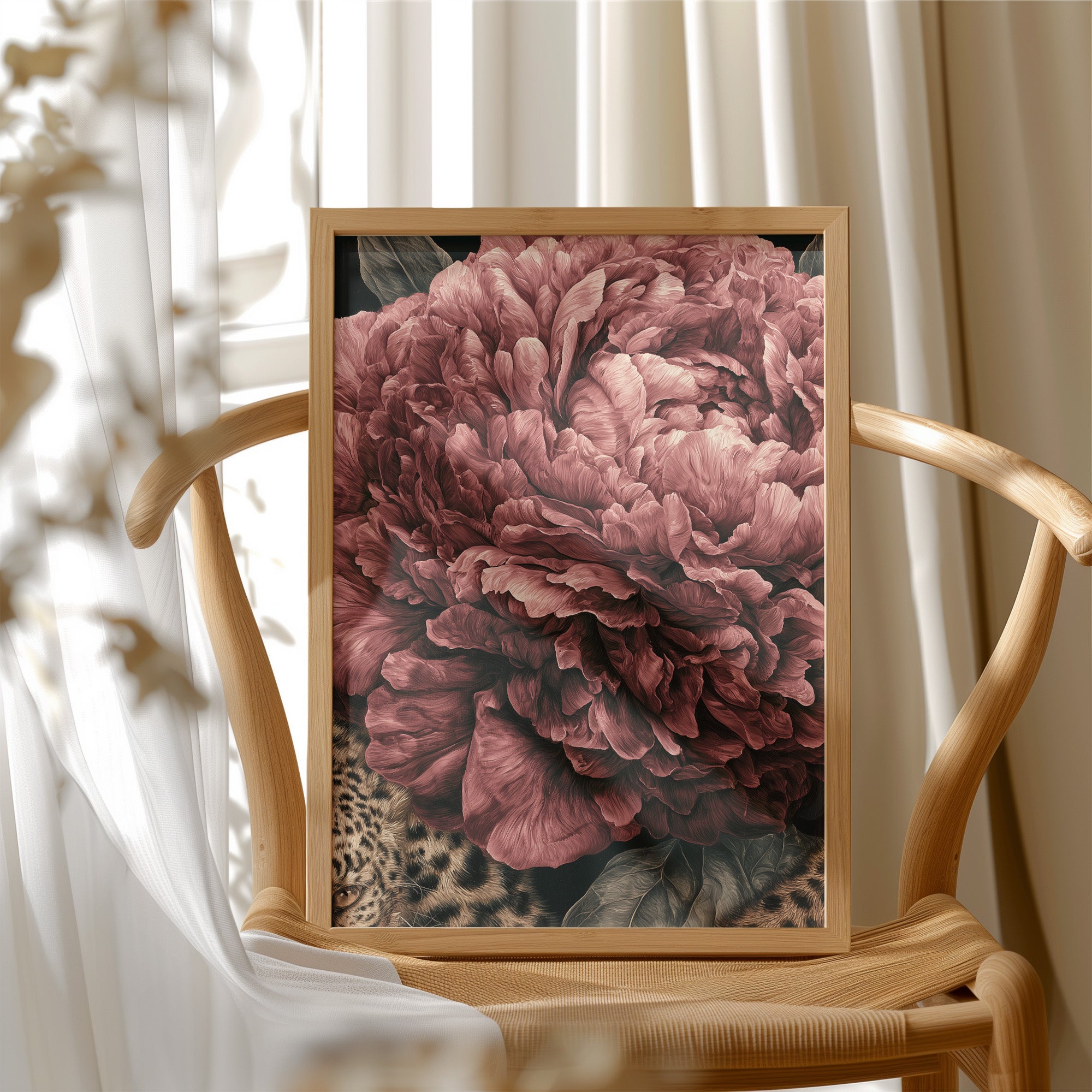 Peony Hides a Leopard