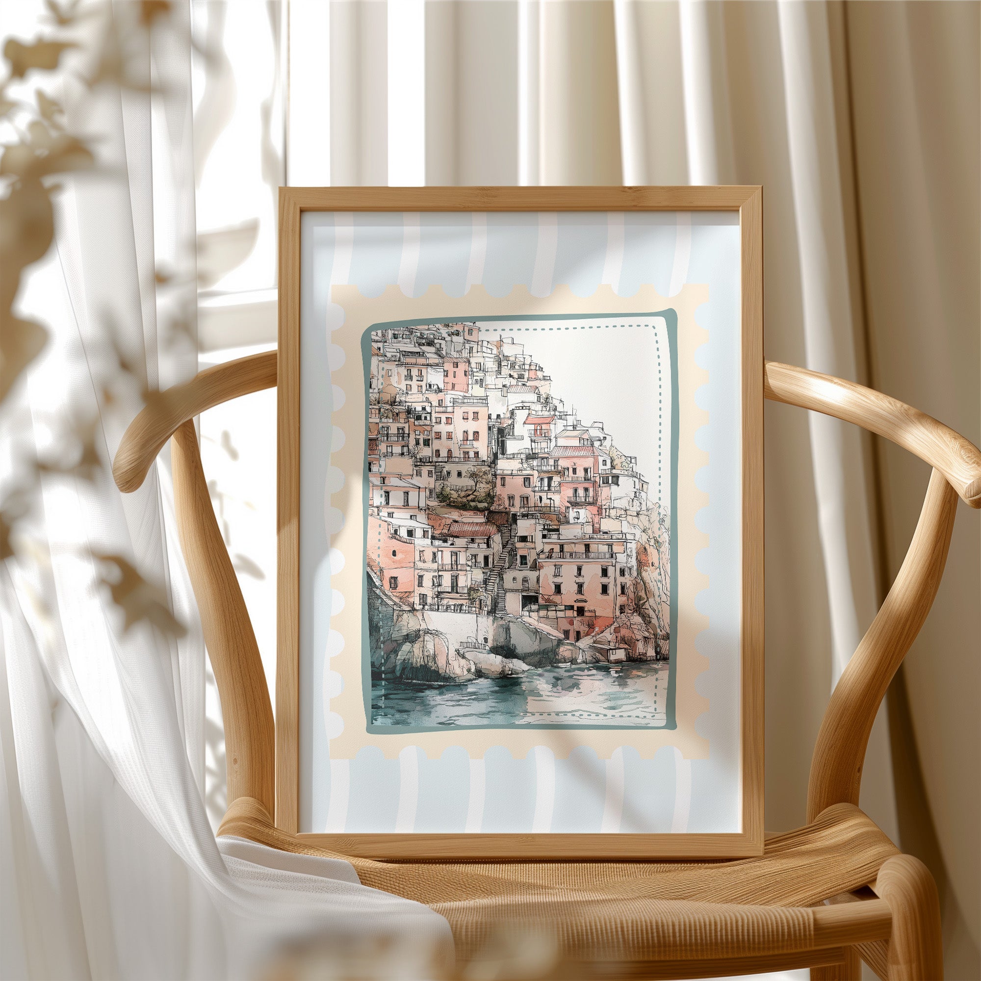 Cliffside Village Stamp