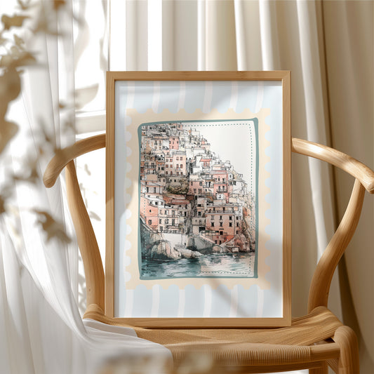Cliffside Village Stamp
