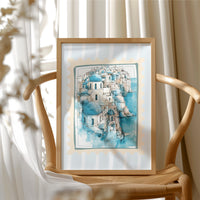 Santorini Blue, Sketched in Stamp