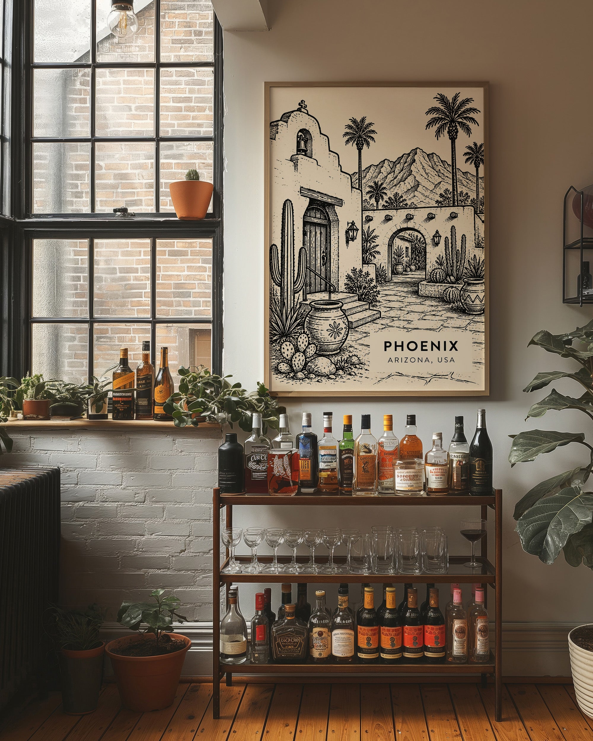 Phoenix, Adobe Courtyard