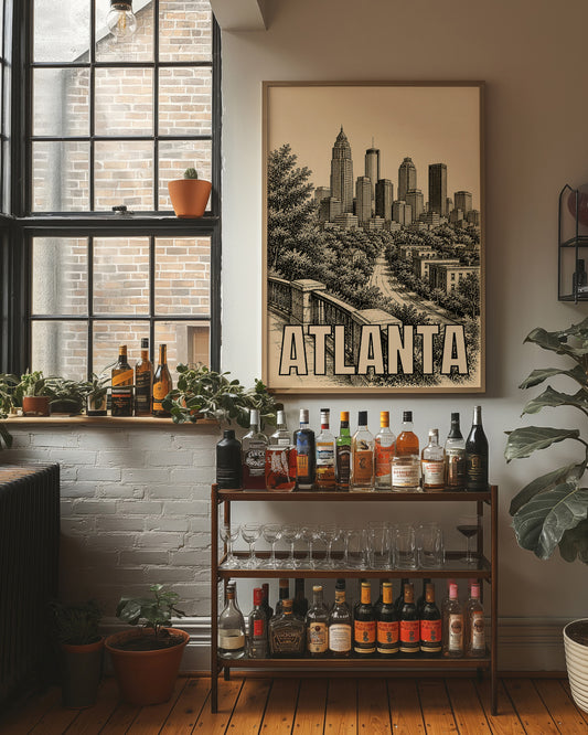 Atlanta, Tree-Lined Skyline