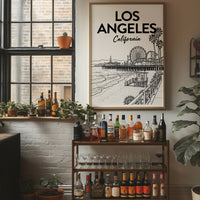 Los Angeles, Pier Line Art