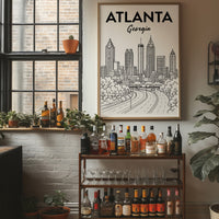 Atlanta, Highway Line Art