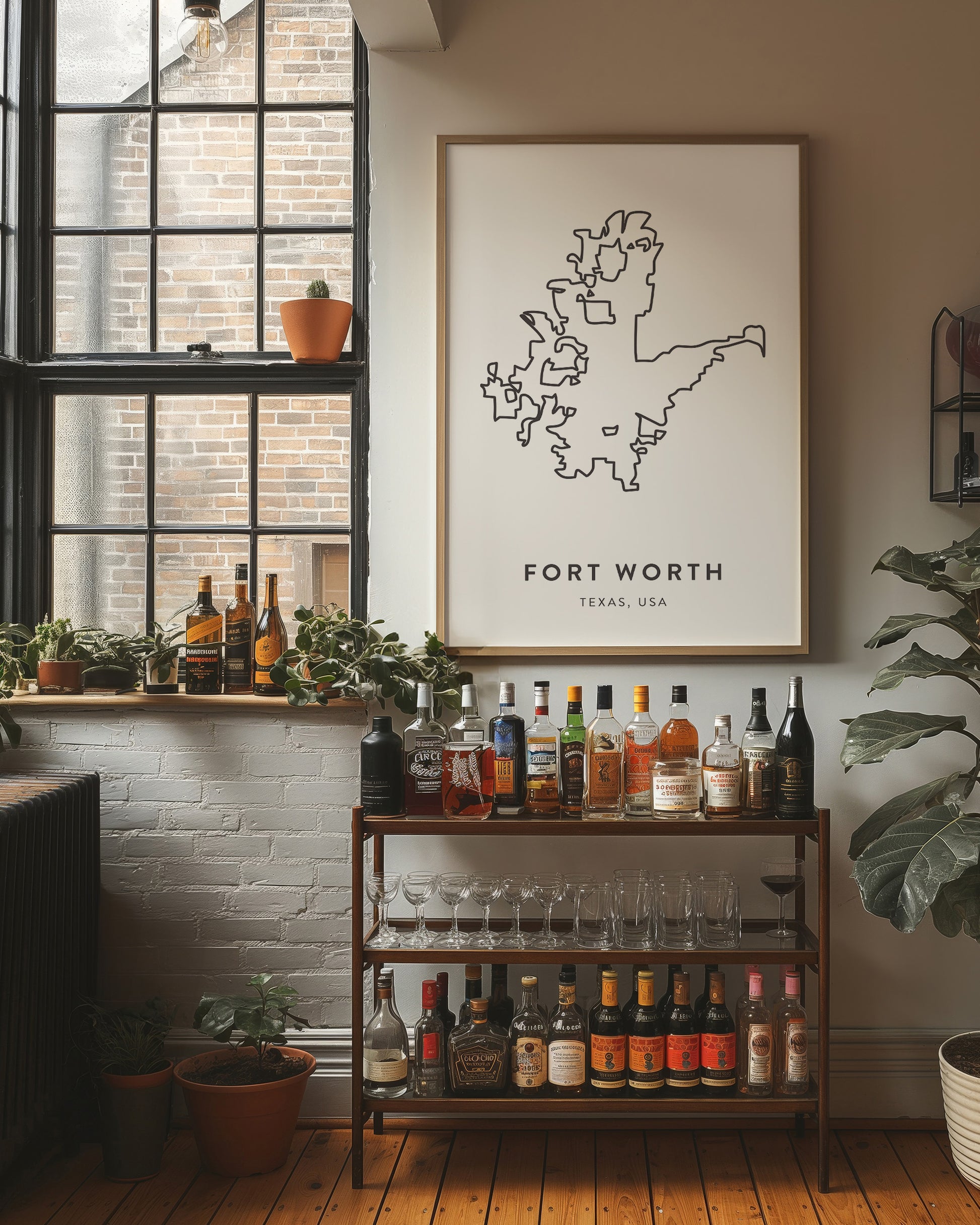 Fort Worth, Outlined