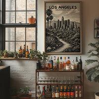 Los Angeles in Woodcut