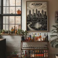 Atlanta in Woodcut