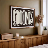 Good Times Vintage Typography