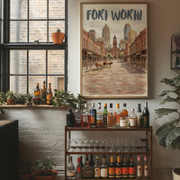 Fort Worth in Watercolor