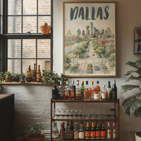 Dallas in Watercolor