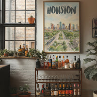 Houston in Watercolor
