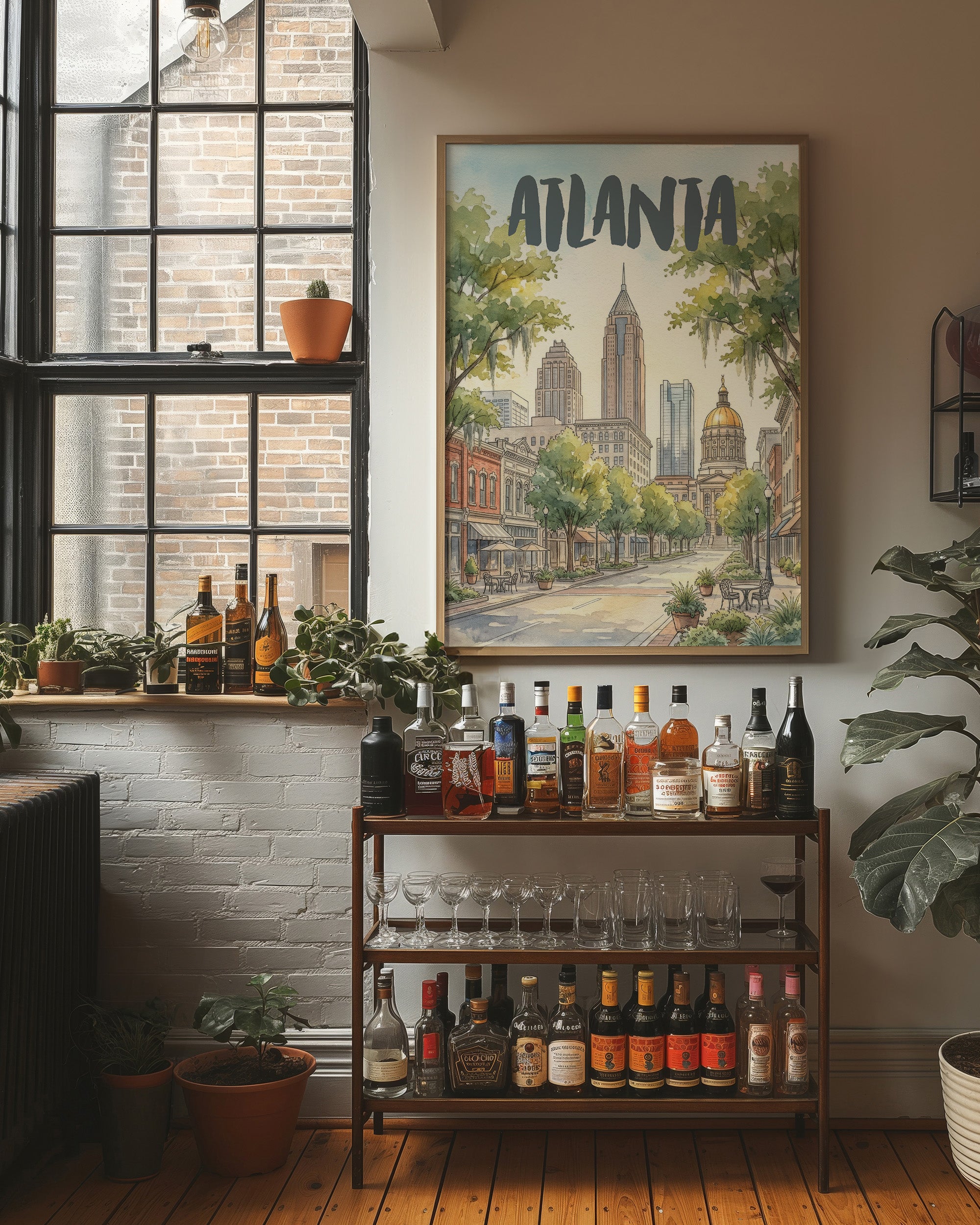 Atlanta in Watercolor