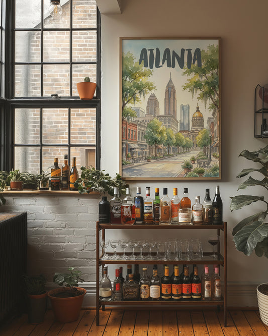 Atlanta in Watercolor
