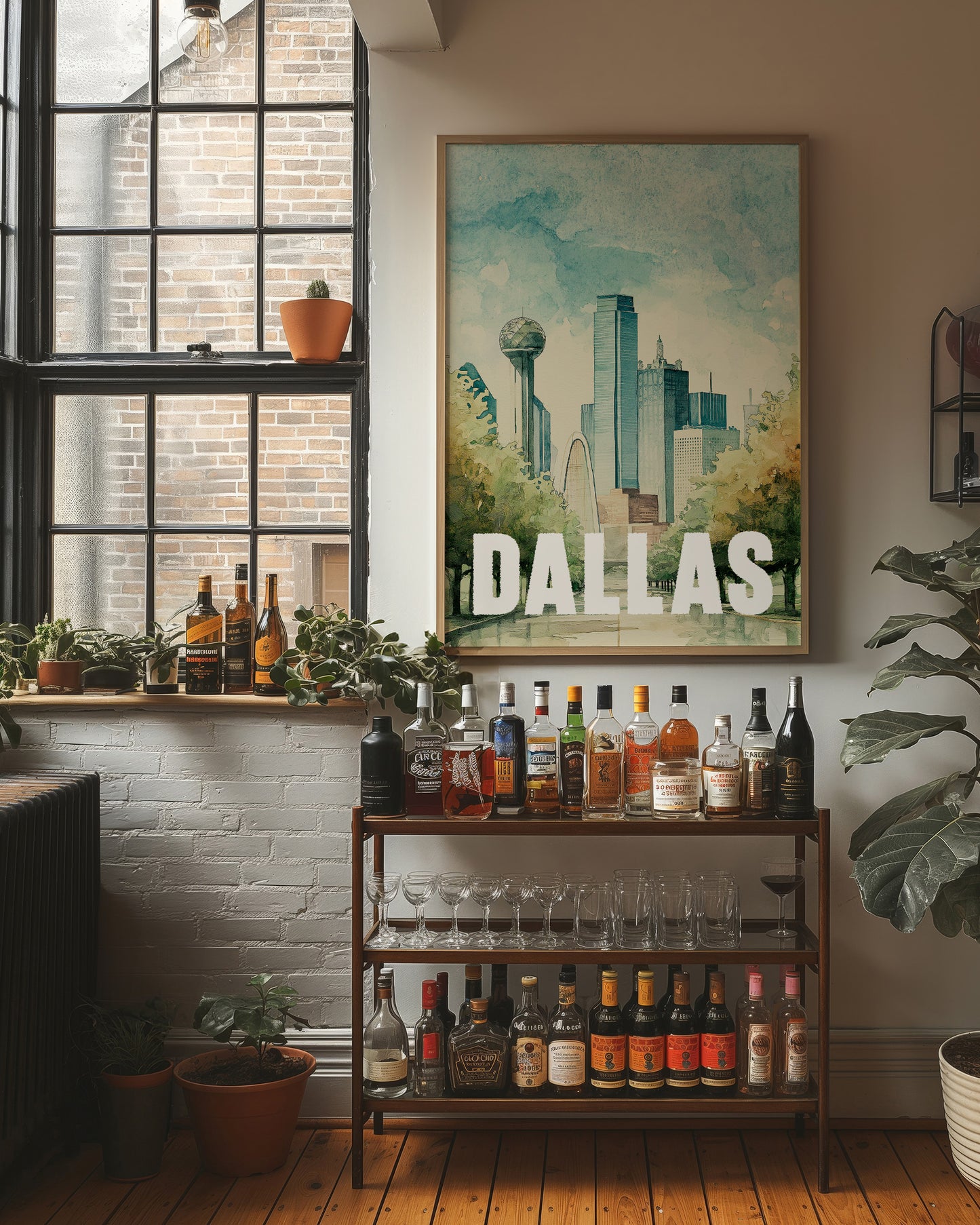 Dallas, Riso Print