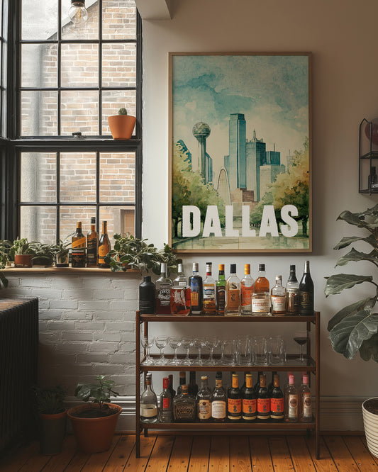 Dallas, Riso Print