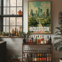 Houston, Riso Print