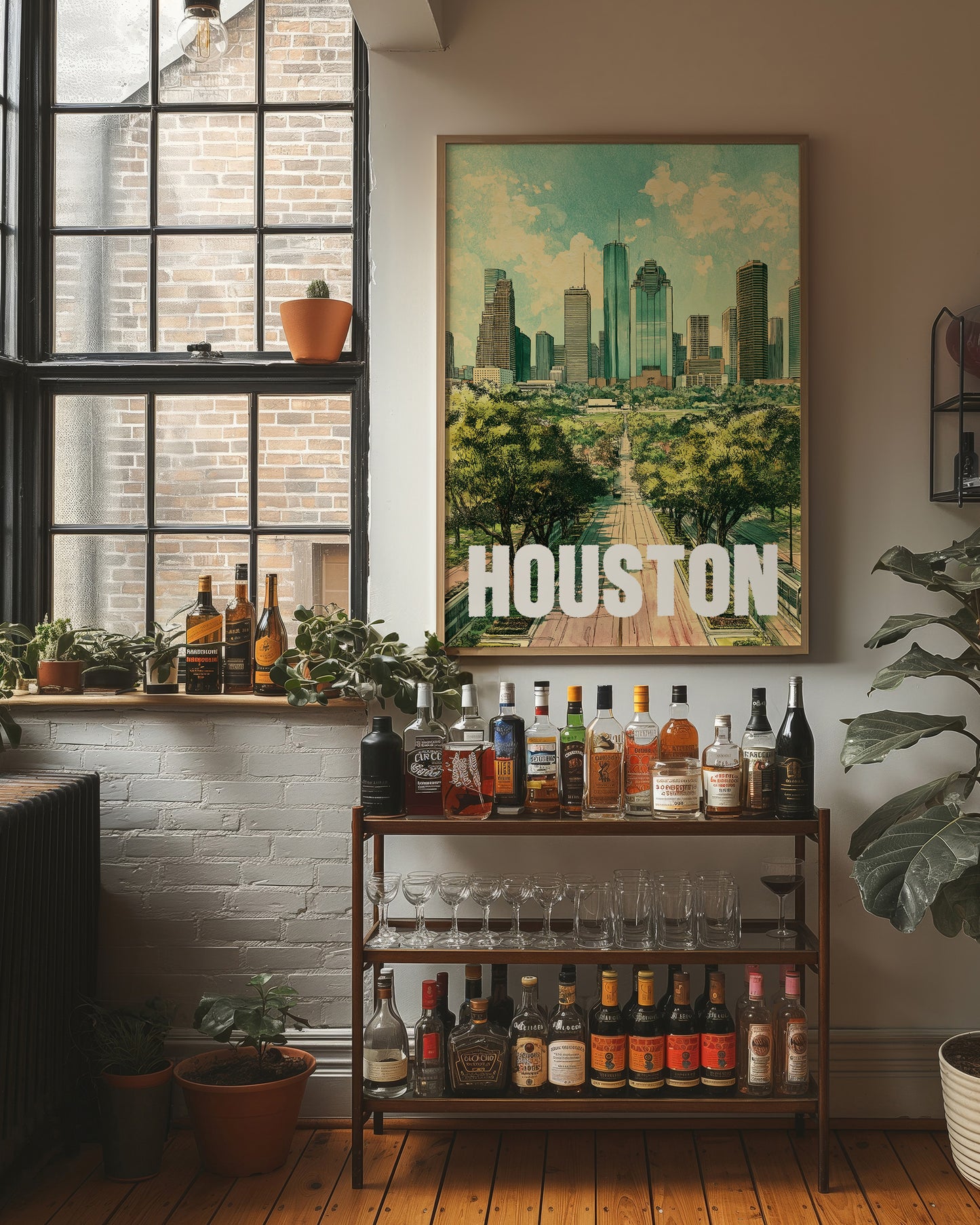 Houston, Riso Print