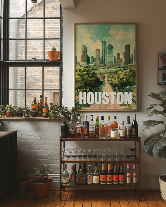 Houston, Riso Print