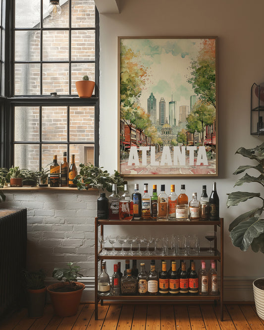 Atlanta, Riso Print